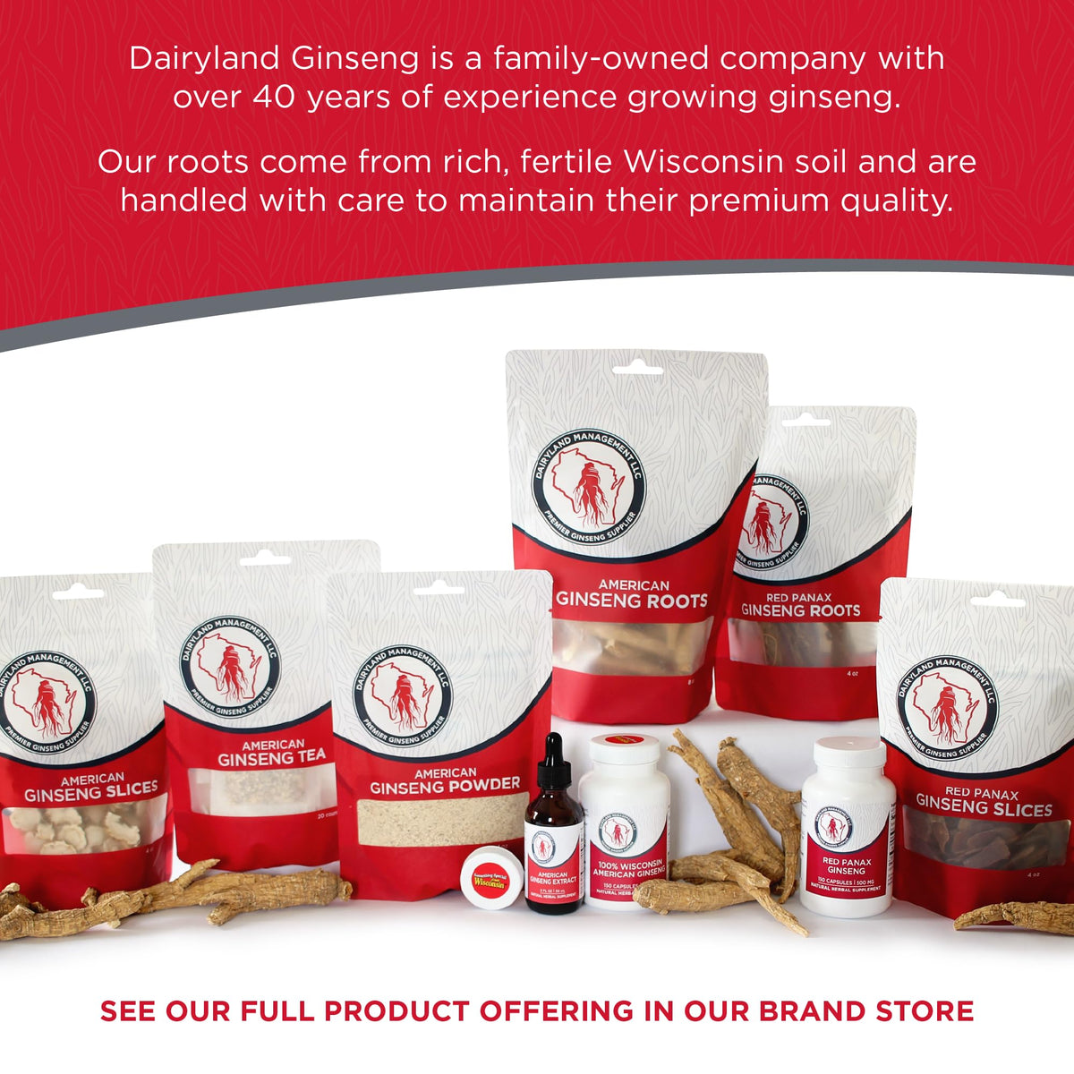Dairyland ginseng capsules 500 mg per serving information