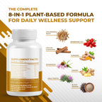 Lab Plus NURAFUSE goldenseal root formula ingredient label detailing berberine and vitamin D3