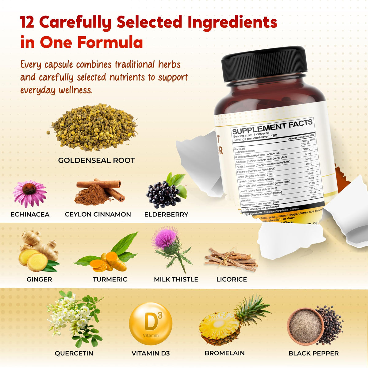 PEAKPURY authentic USA imported herbal wellness capsules displayed on a clean background