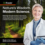BIO KRAUTER Goldenseal Root pure vegan dietary supplement showing 28 day supply label detail