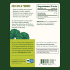 Banyan Botanicals Organic Brahmi Centella Asiatica leaf powder consistency close up