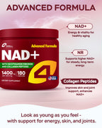 4Well Products anti aging capsules showing supplement facts panel