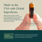 Authentic Gaia Herbs hair growth supplement facts and serving size information