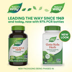 Nature's Way Gotu Kola 180 vegan capsules ingredient list and supplement facts