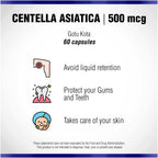 Authentic USA imported Natural Systems Gotu Kola 60 capsules for skin elasticity