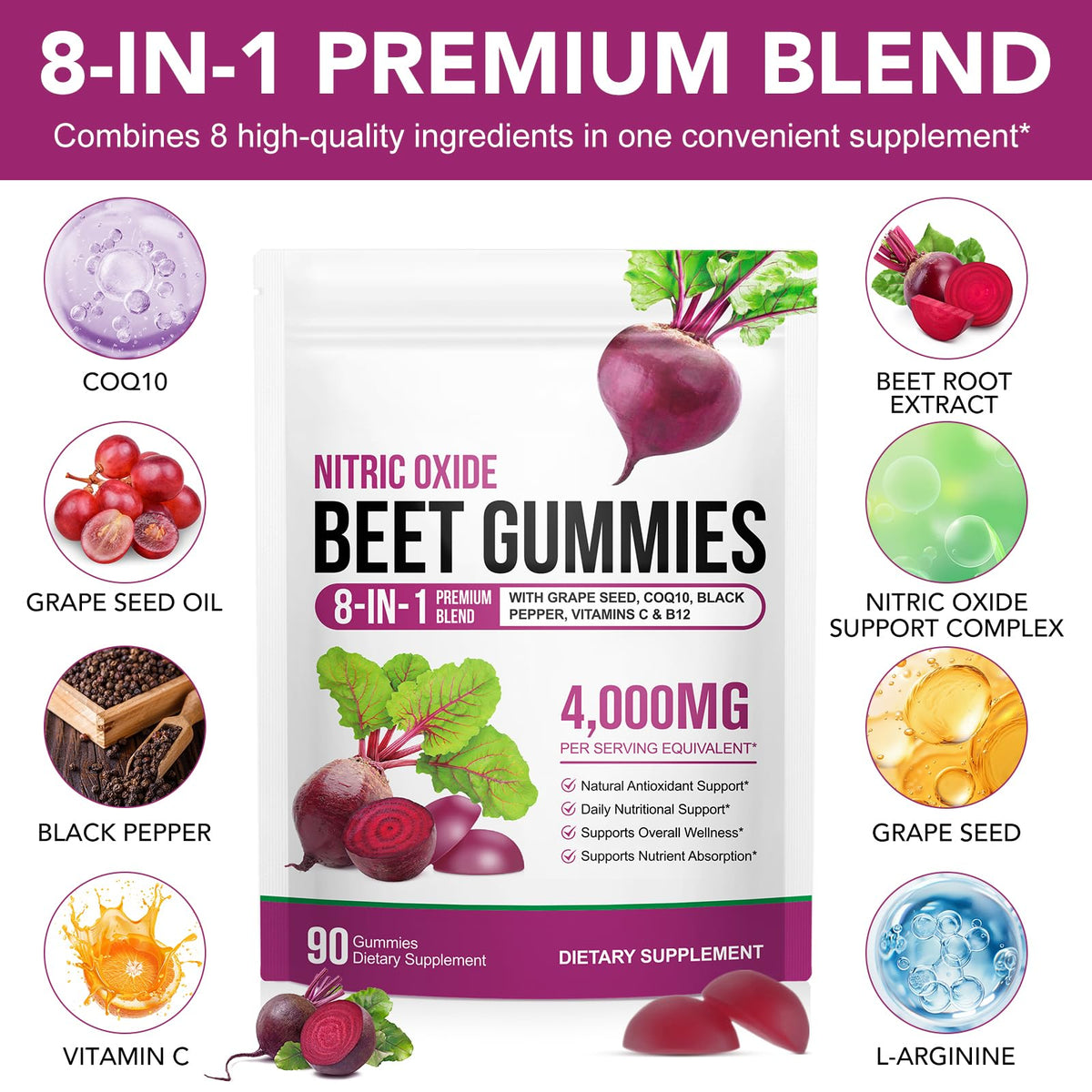 Wojbalmn heart health supplement label showing CoQ10