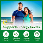 High quality image of ASquared Nutrition green tea supplement bottle
