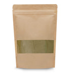 Back label of Foodherbs Madhunashini leaf supplement bag displaying ingredient profile and manufacturer details.