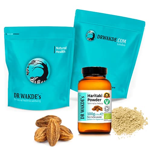 DR WAKDE'S Terminalia chebula fine powder packaging details for digestive wellness