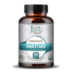 Just Jaivik Harad supplement caplets ingredient label and organic certification details