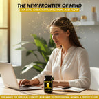 Close up of Kailash Herbals organic Ayurvedic brain food supplement