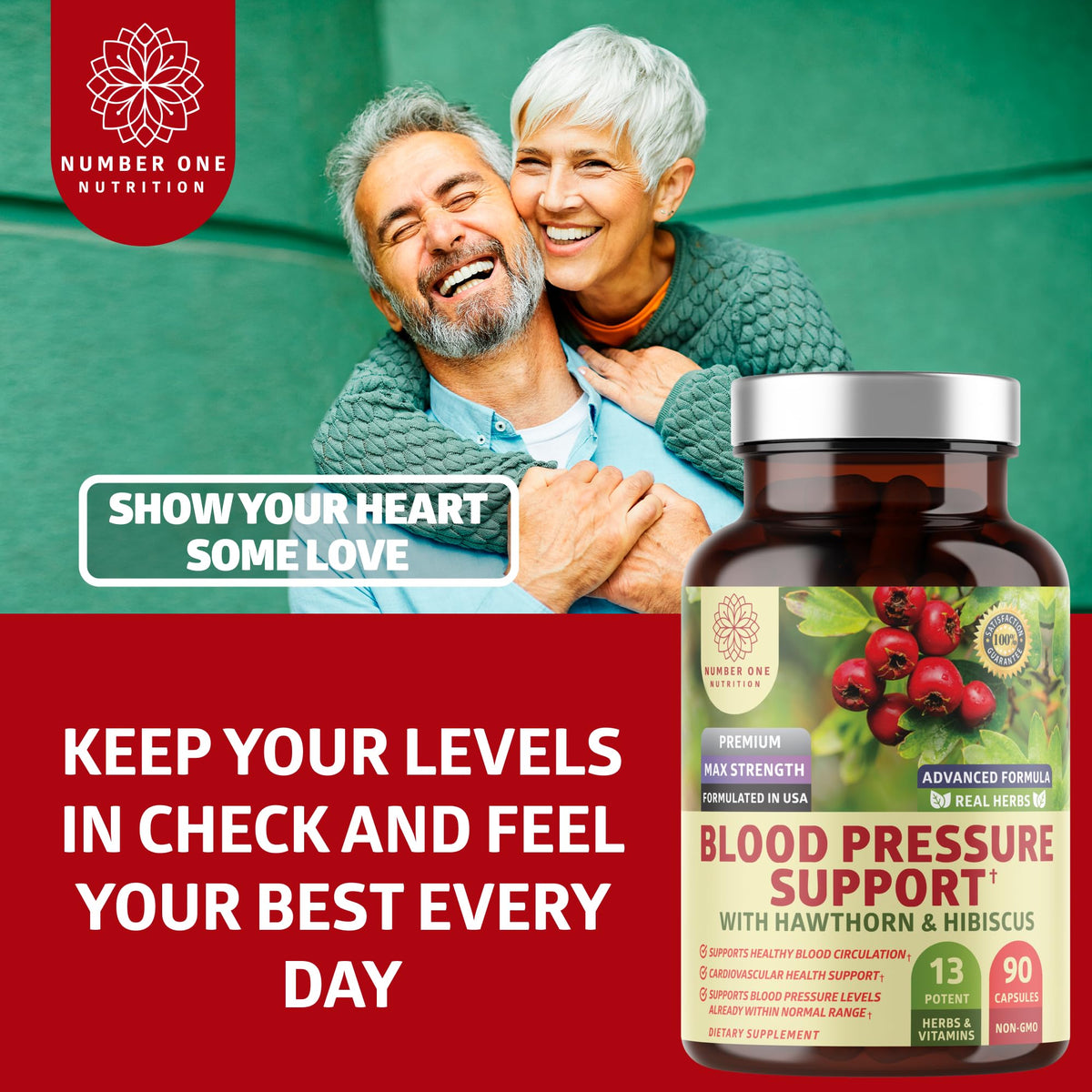 USA imported cardiovascular supplement with garlic and olive leaf extract
