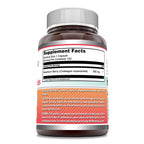 Imported USA heart health supplement 120 capsules pack on clean background