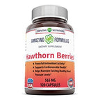 Amazing Nutrition pure hawthorn berry extract 565 milligrams non-GMO product label
