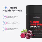 Livingood Daily Blood Pressure Support imported heart health formula dosage instructions on back label