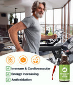 Organic Tulsi leaf extract dropper bottle for immune support
