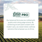 Gaia Herbs Pro Holy Basil adaptogenic supplement bottle