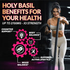 Tenmido 7 In 1 Holy Basil Tincture bottle with botanical extracts