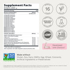 The Orfy women health supplement branding and quality seal