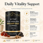 Premium USA imported Biyode Himalayan Shilajit dietary supplement for men and women stamina booster.