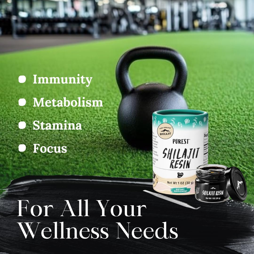 Premium Himalayan shilajit resin packaging highlighting over 85 trace minerals