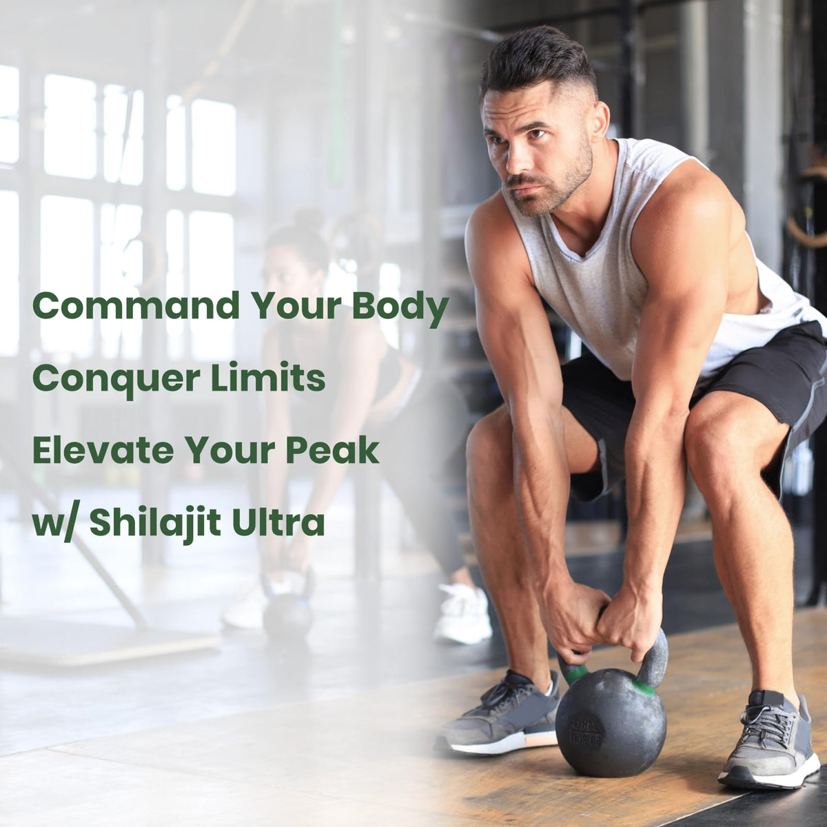Flynew optimal potency shilajit complex capsules close up on safe packaging