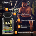 Uheco natural mineral wellness veggie capsules for stress management
