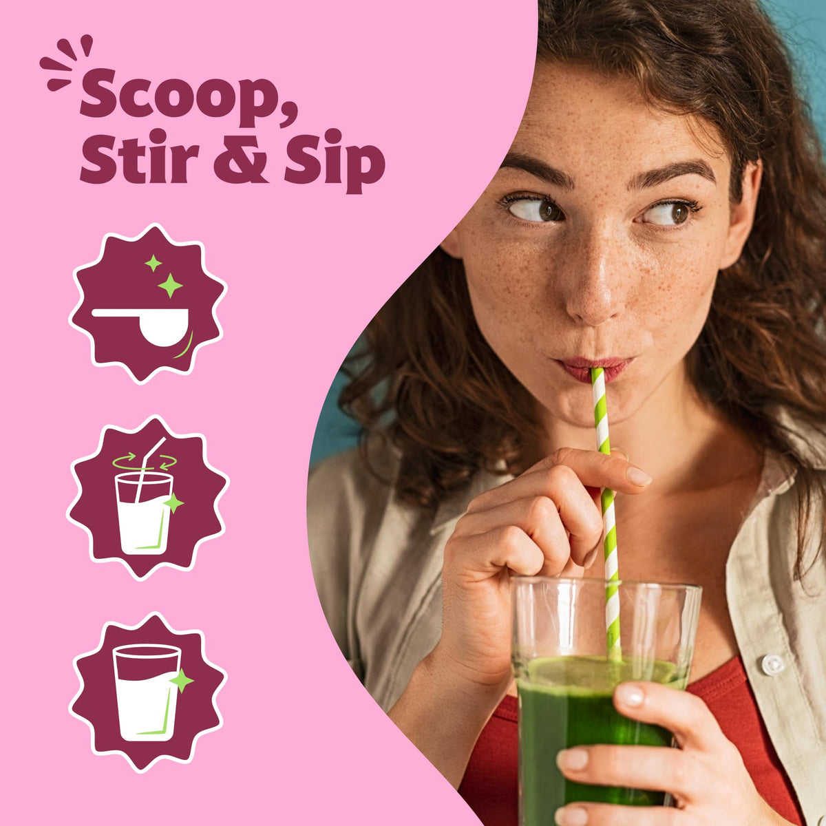 Premium vegan and gluten free superfoods blend nutritional labeling and facts close up.