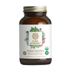 Authentic USA imported Pure Synergy plant based superfood powder bottle back label