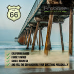 Premium quality seal on imported Probase Nutrition wellness formula showing soy free and dairy free icons.