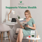 Back label of Veloto Spirulina showing ingredient purity and non GMO validation