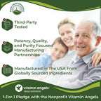 Back view of Peak Performance Superfood Powder highlighting non-GMO and vegan certifications