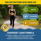 Authentic USA imported Rejuvica Health VitaLiver bottle displayed upright.