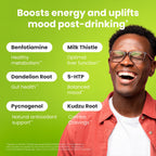 Healthbiotics alcohol craving reducer supplement with milk thistle and 5HTP