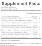 Premium USA imported immune support supplement for healthy lips and natural blister management.