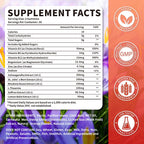 Jabsah 10-in-1 saffron supplement sugar free pineapple flavored gummies label