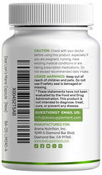 Deal Supplement brain nootropic formula label details with fruiting body and mycelium extract info