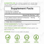 Side view of Deal Supplement bottle showcasing the two hundred and forty count capsule quantity