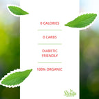 Stevita 100 percent pure stevia extract nutritional facts label