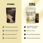 Habit One 10 in 1 adaptogen and nootropic blend coffee powder close up