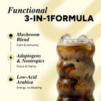 Habit One clean energy coffee alternative prepared in a cup