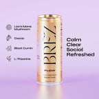 BREZ FLOW social tonic nutritional facts and clean ingredients display