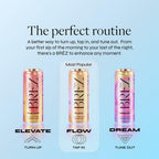 BREZ FLOW functional sparkling tonic lemon elderflower flavor packaging