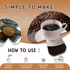 Nutritional label of TAOTERS mushroom coffee instant powder mix