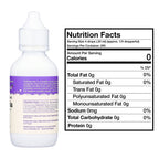 NuNaturals plant based sweetener bottle with zero calorie label