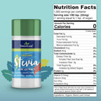 SweetLeaf Organic Stevia Leaf Extract sugar free sweetener back label instructions