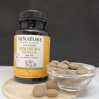 Minature Gokshura herbal supplement packaging detail