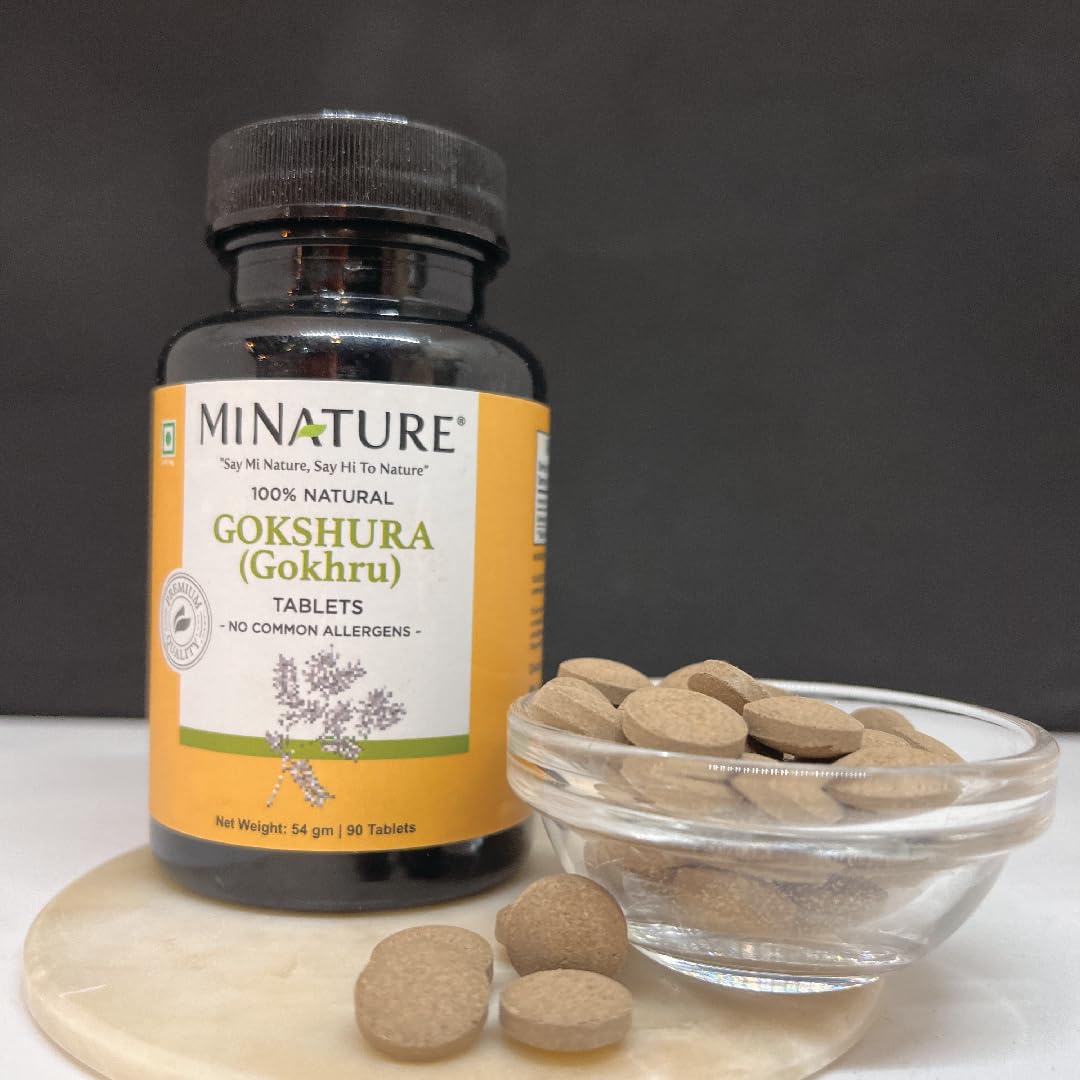 Minature Gokshura herbal supplement packaging detail