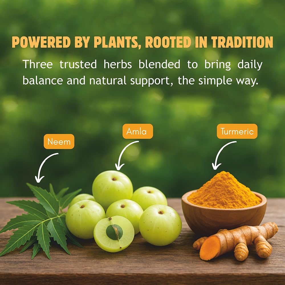 Hebhac Herbs Neem Turmeric Immune Support Supplement
