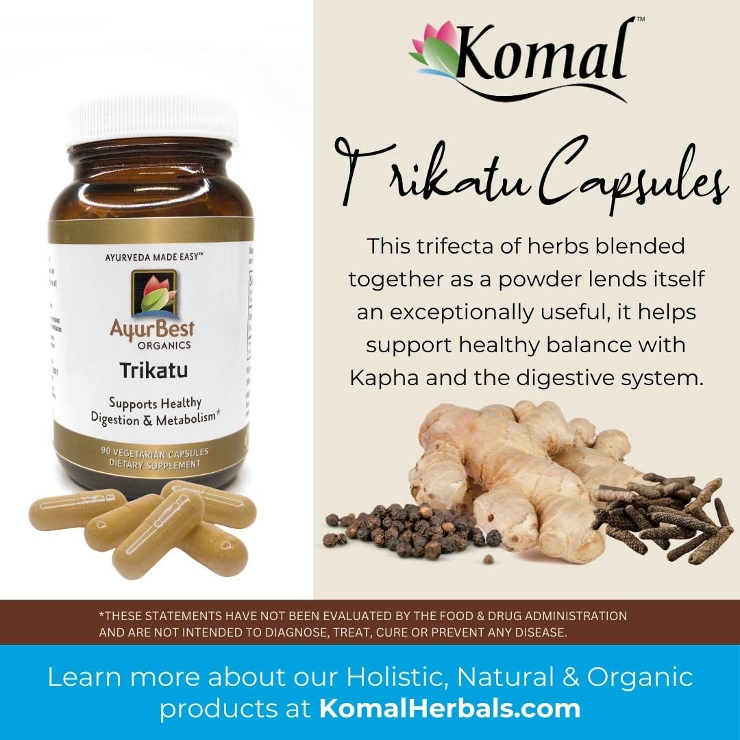 Close up view of the USDA organic seal on the AyurBest Trikatu packaging